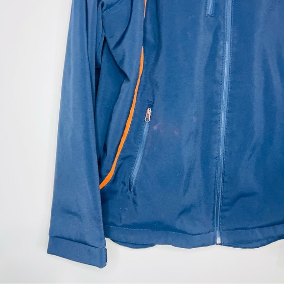 NFL Chicago Bears Navy Bomber Jacket Large - Picture 2 of 6